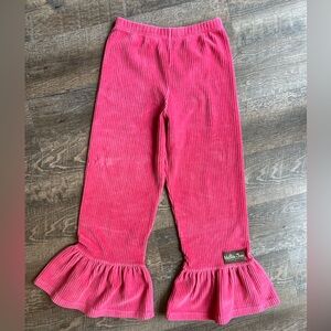Matilda Jane Pink Corduroy Bell Bottom Flare Pants Girls Size 10